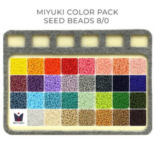 Miyuki Colorpack - 31 colors 8/0 seed beads